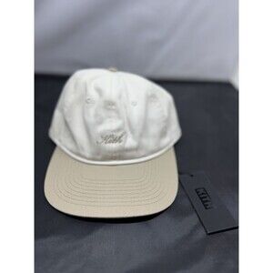 Kith Script Logo Cap Canvas Two Tone Baseball Strapback Dad Hat Adjustable OS